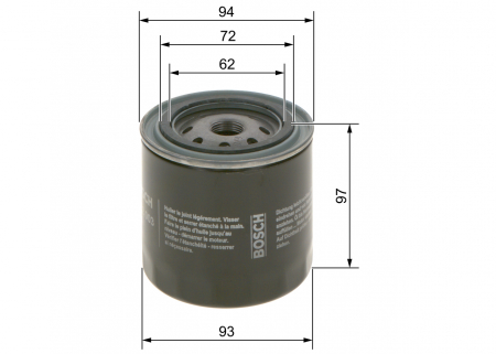 Conex - Filtru ulei BOSCH 0986452003