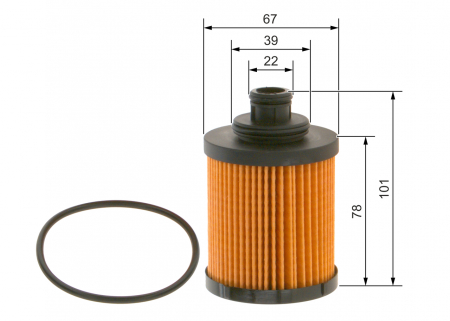 Filtru ulei BOSCH F026407067 [3]