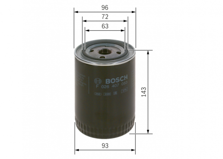 Filtru ulei BOSCH F026407083 [2]