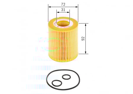 Conex - Filtru ulei BOSCH 1457429199