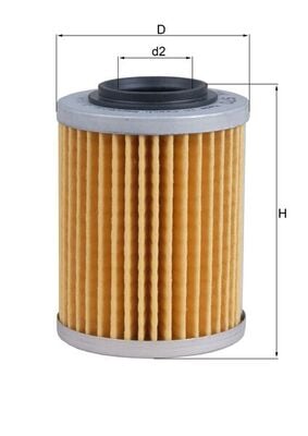 Piese auto - Filtru ulei MAHLE OX970