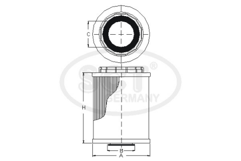 FILTRARE - Filtru ulei SCT-MANNOL SH 4041 L