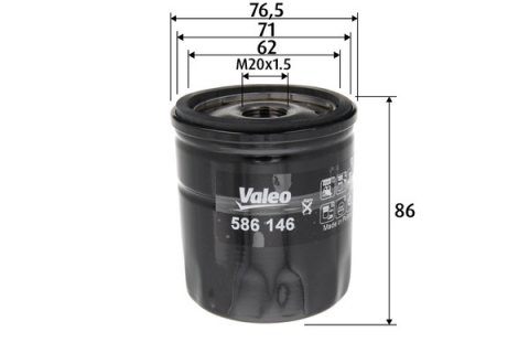 Filtru ulei VALEO 586146 [2]