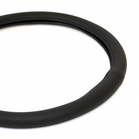 Husa Volan Piele Ecologica Perforata Negru 44-48 Cm Umbrella [1]