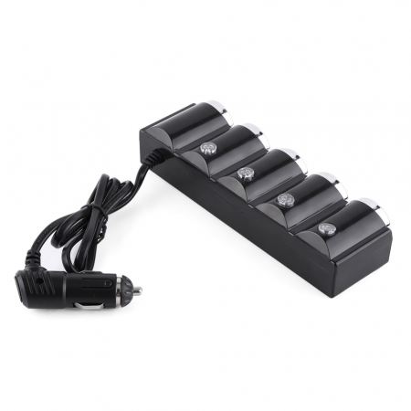 Incarcator Auto Pni Lighter 04 Cu 4 Iesiri Bricheta 12V/24V Si 2 Iesiri Usb (1A), Indicator Led [3]