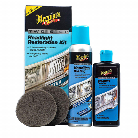 Detailing si Cosmetica - Kit Restaurare Faruri Meguiar's Two Step Headlight Restoration Kit