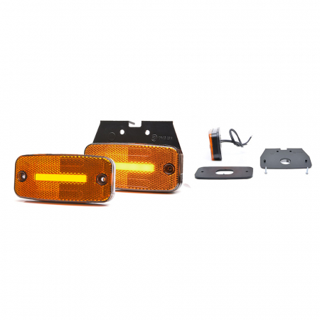 LAMPI CAMIOANE - Lampa Gabarit Led 1134 W157, 12V-24V, Pozitie Portocaliu Was