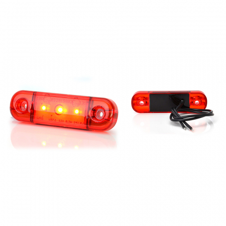 Lampa Gabarit Led 709 W97.1, 12V-24V, Pozitie Rosu Was [7]