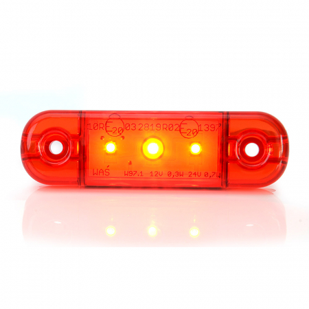 Lampa Gabarit Led 709 W97.1, 12V-24V, Pozitie Rosu Was [2]