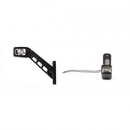 Lampa Gabarit Led Cu Brat 238L W48, 12V-24V, Pozitie Alb / Rosu / Portocaliu Stanga Was [4]