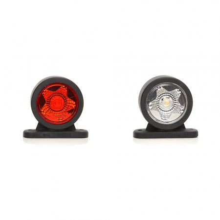 Lampa Gabarit Led Cu Brat 883 W56Star, 12V-24V, Pozitie Alb / Rosu Was [6]