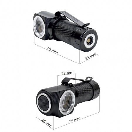Lanterna Frontala Pni Adventure F75, Led 6W, 600 Lm, Cu Acumulator Si Incarcator Magnetic, Suport Pentru Cap [7]