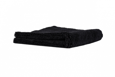 Accesorii spalare si uscare - Laveta microfibra profesionala neagra Ewocar, 400gsm