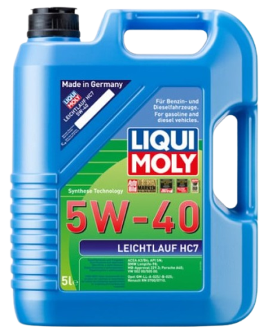 Ulei motor LIQUI MOLY - Ulei de motor Liqui Moly Leichtlauf HC7 5W40 - 5 Litri