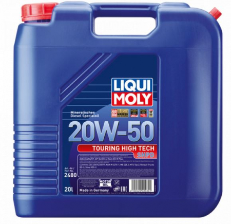 Ulei motor camion si autoutilitara - Ulei motor Liqui Moly Touring High Tech 20W50 LM1257 - 20 Litri