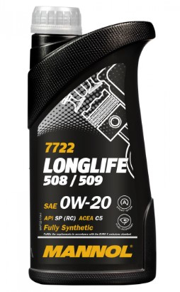 Conex - Ulei motor MANNOL LONGLIFE 508/509 0W20 - 1 Litru