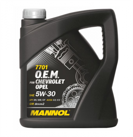 Conex - Ulei motor MANNOL O.E.M. CHEVROLET OPEL 5W30 - 4 Litri