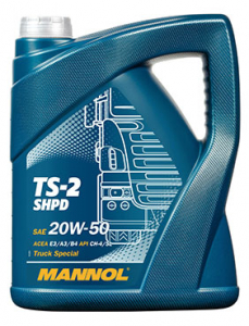 Ulei motor camion si autoutilitara - MANNOL TS-2 SHPD 20W-50 – 5 Litri