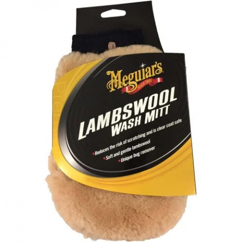 Detailing si Cosmetica - Manusa Spalare Auto din Blana Oaie Meguiar's Lambswool Wash Mitt