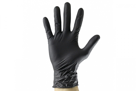 ACCESORII - Manusi Negre De Unica Folosinta. De Nitril Marime L - Set 100Buc Jbm