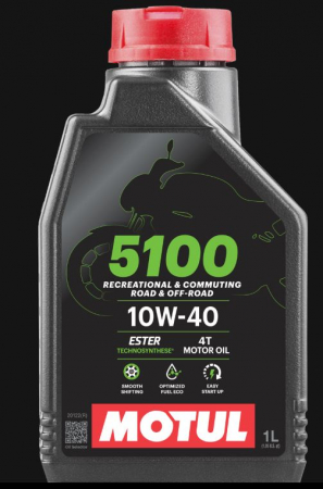 Ulei moto MOTUL - Motul 5100 Ester 10W40 4T - 1 Litru