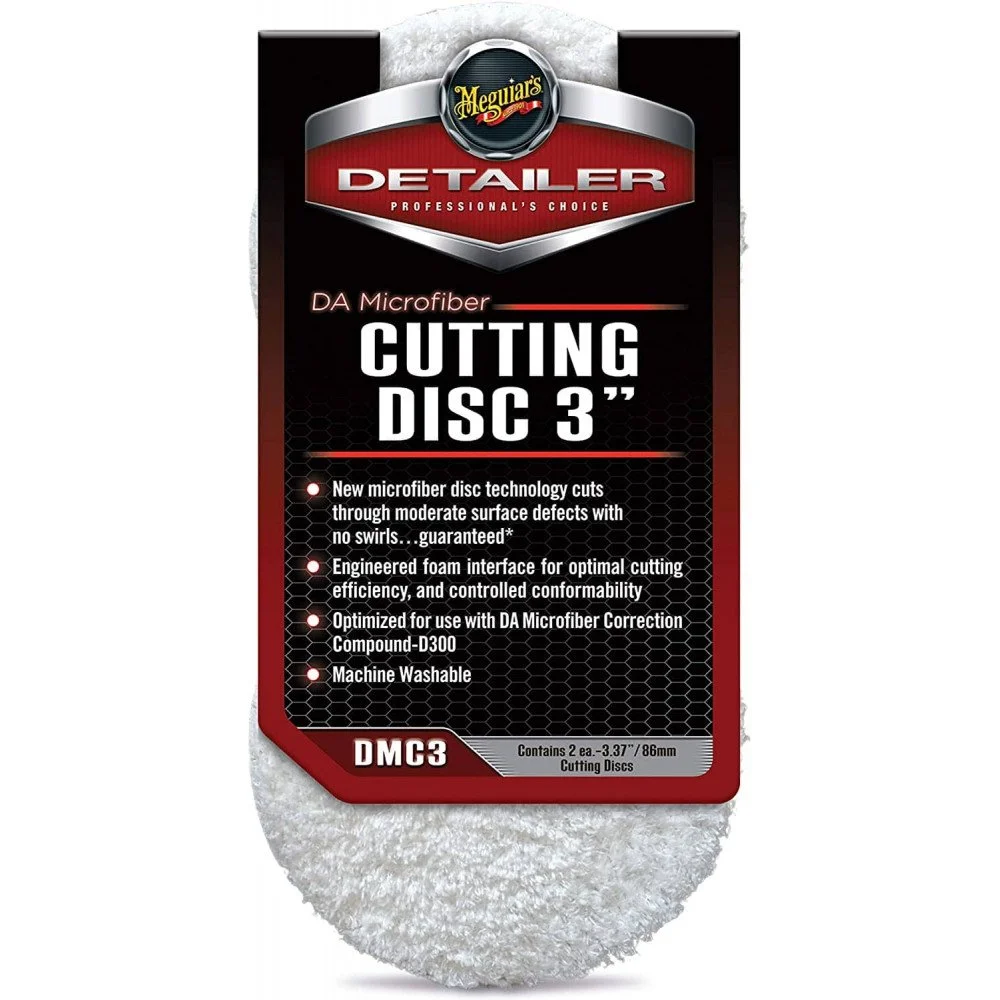 Detailing si Cosmetica - Pad Microfibre Polish Abraziv Meguiar's DA Microfiber Cutting Pad, 86mm