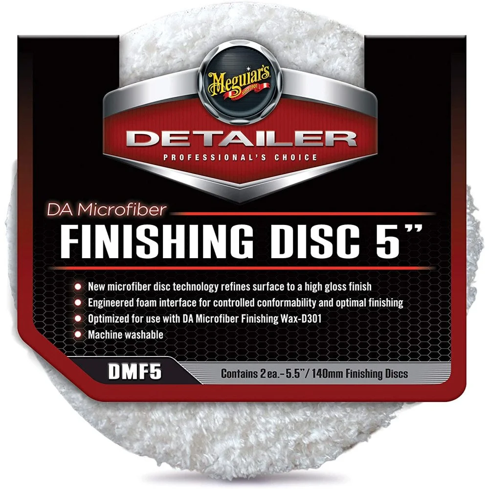 Detailing si Cosmetica - Pad Microfibre Polish Abraziv Meguiar's DA Microfiber Finishing Disc, 140mm
