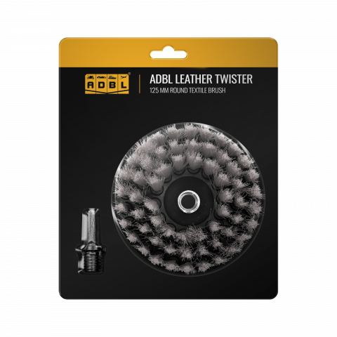 Perie piele cu adaptor bormasina Adbl Leather Twister, 125mm [1]