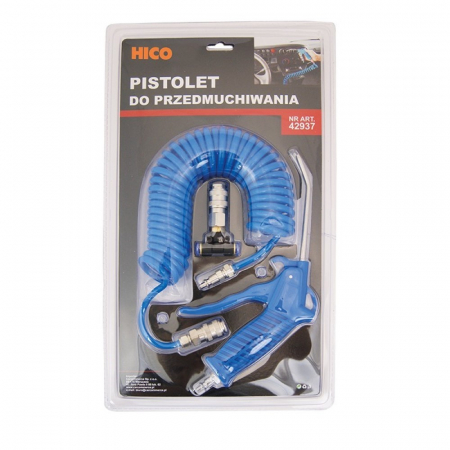 ACCESORII - Pistol Aer Pentru Curatarea Cabinei Albastru Diametru 6Mm Hico