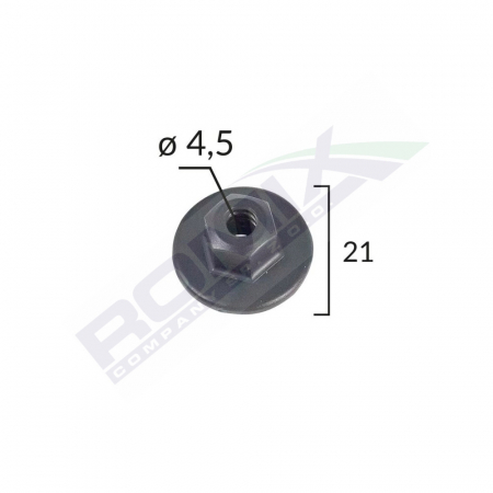 Piulita Bmw Mercedes Mini Vw Opel - Negru 21Mm Set 10 Buc [1]