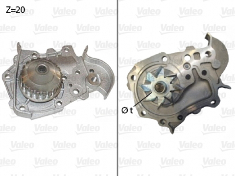 Piese auto - Pompa apa log./sand. 1.4/1.6 VALEO 506573