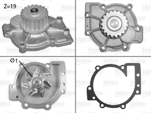 Piese auto - Pompa apa VALEO 506325