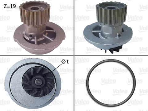 Piese auto - Pompa apa VALEO 506649
