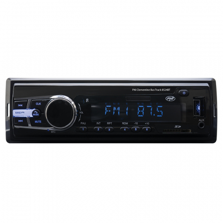 Radio Mp3 Player Auto Pni Clementine Bus Truck 8524Bt Rds 4X45W 12V/24V Cu Sd, Usb, Aux, Rca Si Bluetooth [2]
