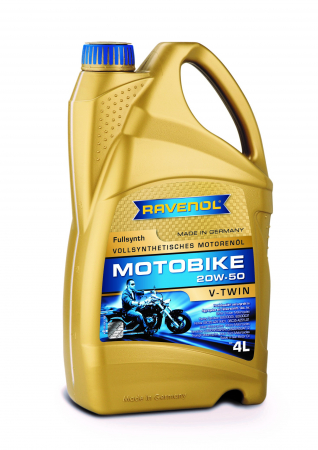 Ulei moto RAVENOL - Ravenol Motobike V-TWIN Fullsynth. 20W50 - 4 Litri