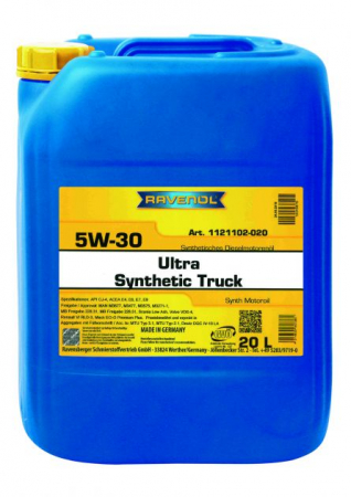 CANISTRE - Ravenol Ultra Synthetic Truck 5W30 - 20 Litri