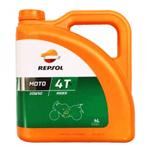 Ulei moto REPSOL - Ulei motor  Repsol Moto Rider 4T 20W50 - 4 Litri