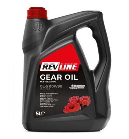 Ulei pentru transmisii - Revline GL-5 80W90 - 5 Litri