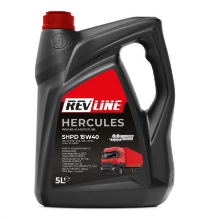 Ulei motor camion si autoutilitara - Revline Hercules SHPD 15W40 - 5 Litri
