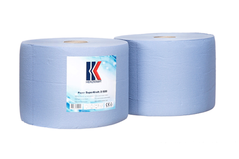 ACCESORII - ROLA HARTIE PORTIONATA ALBASTRA 2 STRATURI 22 X 36 CM X 500 FOI (SET 2 ROLE)