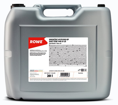 Ulei transmisii TURISME - ROWE HighTec Hypoid EP 75W140 S-LS - 20 Litri