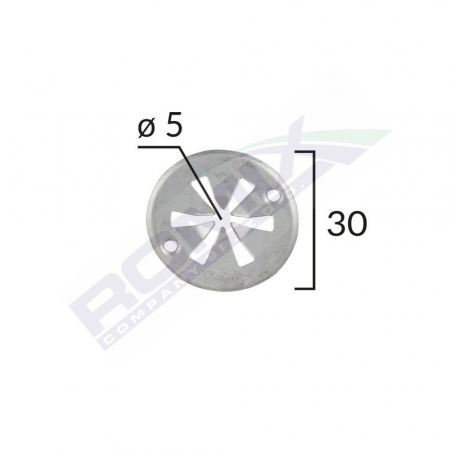 Saiba De Fixare Capac Pentru Audi/Seat/Vw 5X30Mm - Alb Set 10 Buc [1]