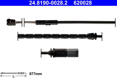 Piese auto - Senzor uzura placute frana ATE 24.8190-0028.2