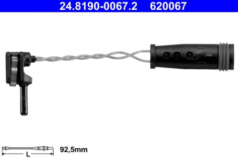 Piese auto - Senzor uzura placute frana ATE 24.8190-0067.2