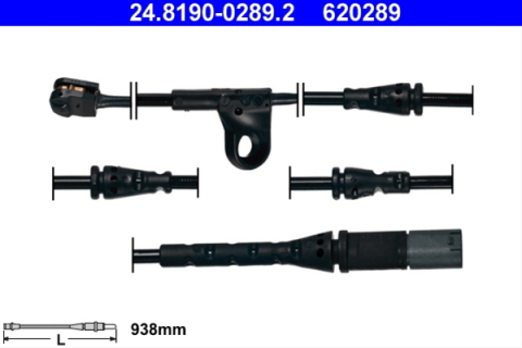 Piese auto - Senzor uzura placute frana ATE 24.8190-0289.2