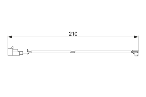 Piese auto - Senzor uzura placute frana BOSCH 1987474520