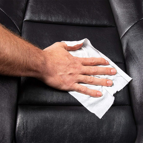 Servetele Intretinere Piele Meguiar's Rich Leather Wipes, 30 buc [3]