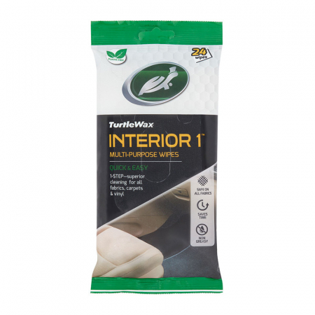 Chimice auto - SERVETELE UMEDE AUTO PENTRU INTERIOR 25 BUC TURTLE WAX