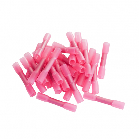 Set 100 Mansoane Termocontractabile De Lipit Rosii 4Mm [1]