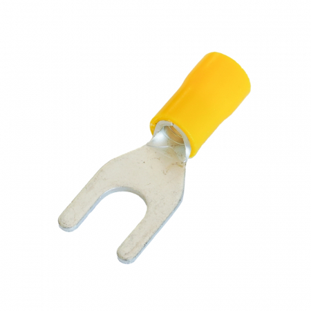 CONSUMABILE SERVICE - Set 100 Papuci Electrici Terminali Tip Furca Izolati 6.4Mm